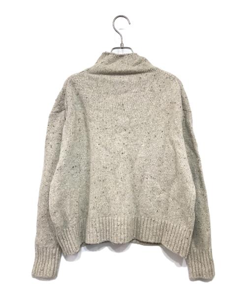 SEA（シー）SEA (シー) ネップ加工ハイネックニット ベージュ サイズ:ONESIZEの古着・服飾アイテム