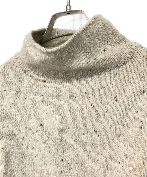 SEA（シー）SEA (シー) ネップ加工ハイネックニット ベージュ サイズ:ONESIZEの古着・服飾アイテム
