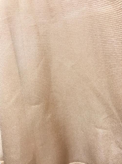 CLANE（クラネ）CLANE (クラネ) SHEER VNECK KNIT TOPS シアー ブイネック ニットトップス ベージュ サイズ:1の古着・服飾アイテム