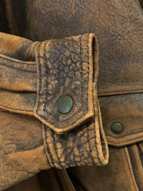 Wind Armor（ウィンドアーマー）Wind Armor (ウィンドアーマー) レザージャケット ブラウン サイズ:記載なしの古着・服飾アイテム