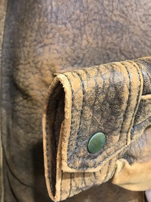 Wind Armor（ウィンドアーマー）Wind Armor (ウィンドアーマー) レザージャケット ブラウン サイズ:記載なしの古着・服飾アイテム