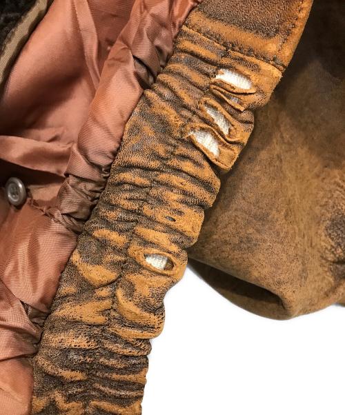 Wind Armor（ウィンドアーマー）Wind Armor (ウィンドアーマー) レザージャケット ブラウン サイズ:記載なしの古着・服飾アイテム