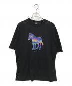 PAUL SMITHポールスミス）の古着「プリントTシャツ」｜ブラック