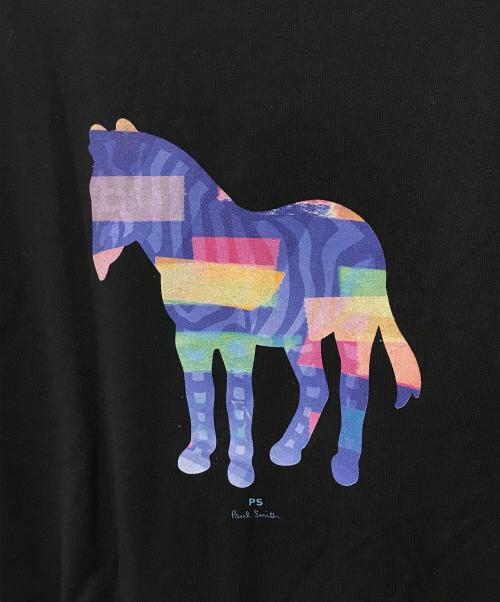PAUL SMITH（ポールスミス）PAUL SMITH (ポールスミス) プリントTシャツ ブラック サイズ:XLの古着・服飾アイテム