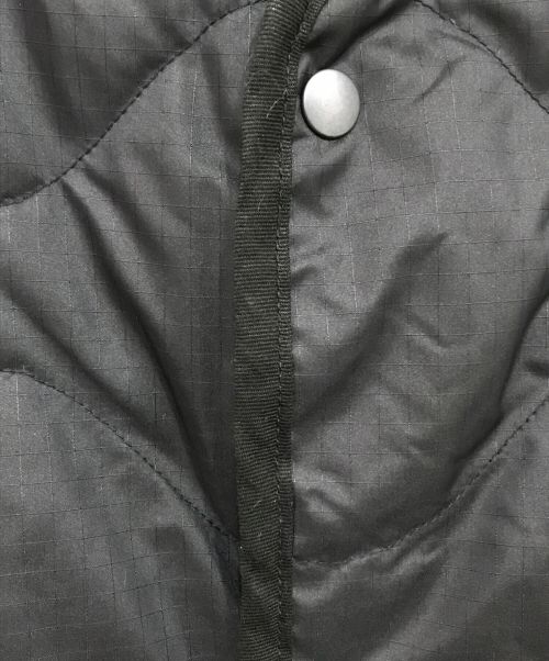 nanamica（ナナミカ）nanamica (ナナミカ) Reversible Down Cardigan ブラックの古着・服飾アイテム