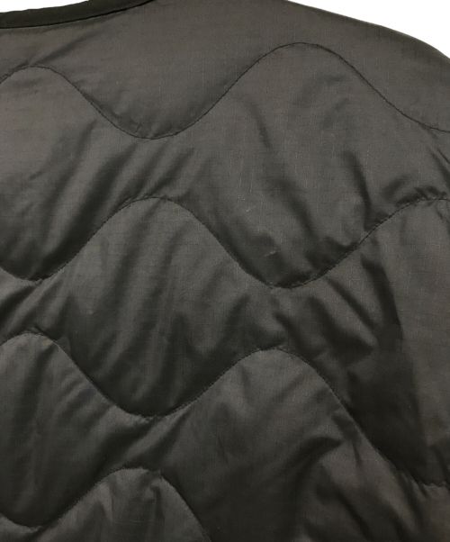 nanamica（ナナミカ）nanamica (ナナミカ) Reversible Down Cardigan ブラックの古着・服飾アイテム