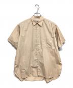 MARKAWAREマーカウェア）の古着「COMFORT FIT SHIRTS S/S ORGANIC COTTON」｜ベージュ