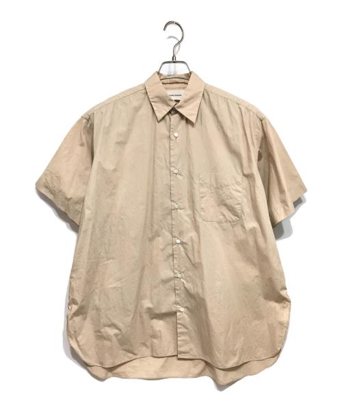 MARKAWARE（マーカウェア）MARKAWARE (マーカウェア) COMFORT FIT SHIRTS S/S ORGANIC COTTON ベージュ サイズ:1の古着・服飾アイテム
