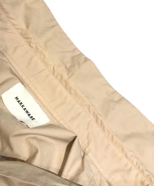 MARKAWARE（マーカウェア）MARKAWARE (マーカウェア) COMFORT FIT SHIRTS S/S ORGANIC COTTON ベージュ サイズ:1の古着・服飾アイテム