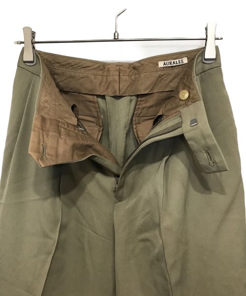 AURALEE（オーラリー）AURALEE (オーラリー) LIGHT WOOL MAX GABARDINE SLACKS ベージュ サイズ:1の古着・服飾アイテム