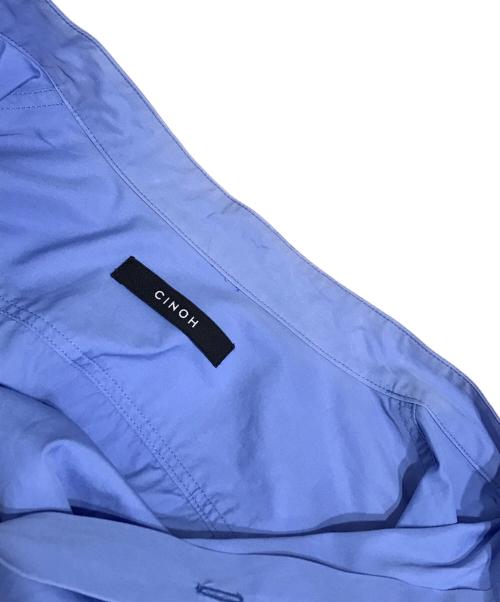 CINOH（チノ）CINOH (チノ) バンドカラーシャツ ブルー サイズ:44の古着・服飾アイテム