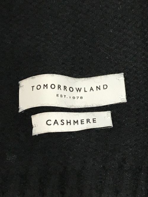 TOMORROW LAND（トゥモローランド）TOMORROW LAND (トゥモローランド) カシミヤストール ブラックの古着・服飾アイテム