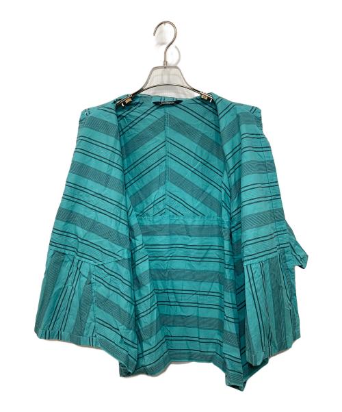 YACCO MARICARD（ヤッコマリカルド）YACCO MARICARD (ヤッコマリカルド) シャツブラウス ブルー サイズ:Nの古着・服飾アイテム
