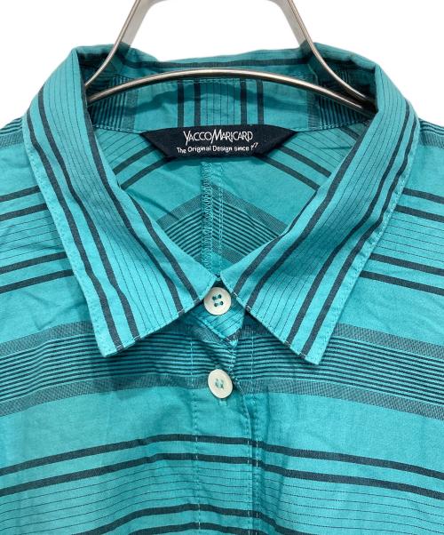 YACCO MARICARD（ヤッコマリカルド）YACCO MARICARD (ヤッコマリカルド) シャツブラウス ブルー サイズ:Nの古着・服飾アイテム