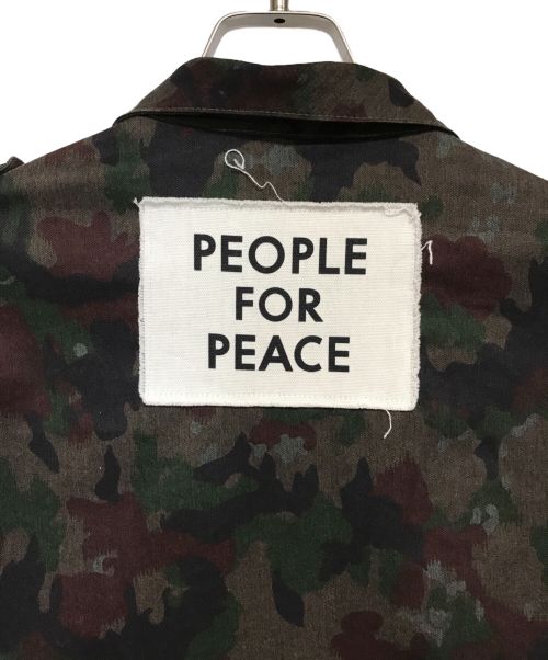 OAMC（オーエーエムシー）OAMC (オーエーエムシー) PEOPLE FOR PEACE M65ミリタリージャケット グリーン サイズ:Lの古着・服飾アイテム