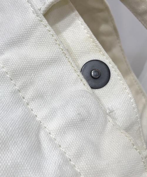 Onitsuka Tiger（オニツカタイガー）Onitsuka Tiger (オニツカタイガー) SMALL CANVAS BAG ホワイトの古着・服飾アイテム