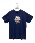 stussyステューシー）の古着「Something’s Cookin Tee」｜ネイビー
