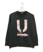 UNDERCOVERアンダーカバー）の古着「THE PARKING GINZA スウェット」｜ブラック