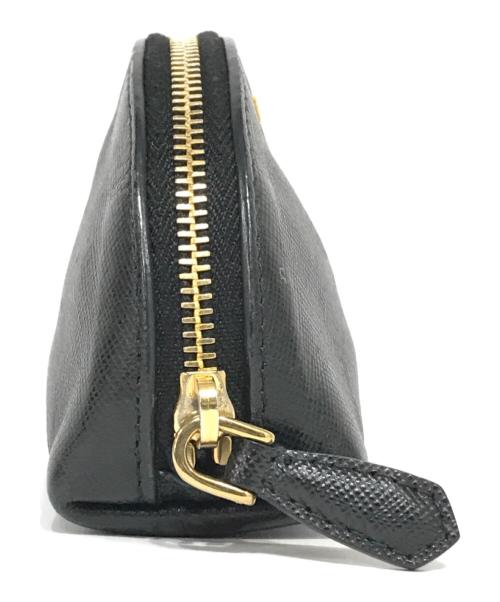 PRADA（プラダ）PRADA (プラダ) キーリング付コインケース ブラックの古着・服飾アイテム