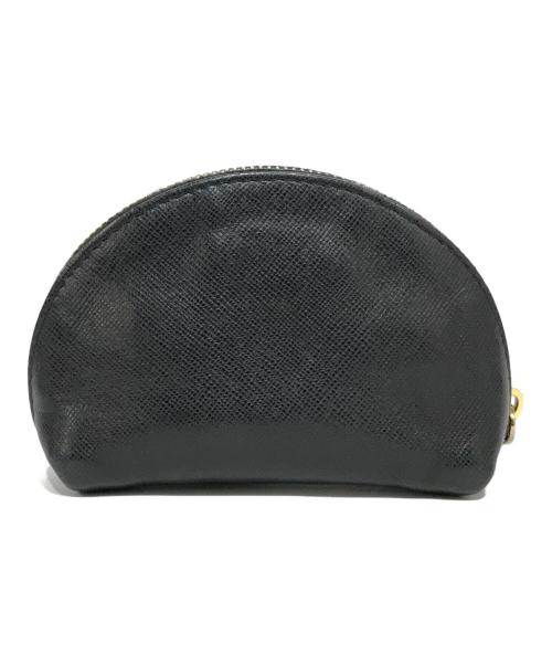 PRADA（プラダ）PRADA (プラダ) キーリング付コインケース ブラックの古着・服飾アイテム