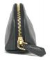 PRADA (プラダ) キーリング付コインケース ブラック：15000円