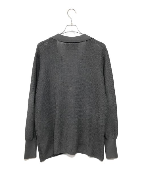 walenode（ウェルノード）walenode (ウェルノード) スキッパーネックニット グレー サイズ:1の古着・服飾アイテム
