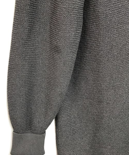 walenode（ウェルノード）walenode (ウェルノード) スキッパーネックニット グレー サイズ:1の古着・服飾アイテム