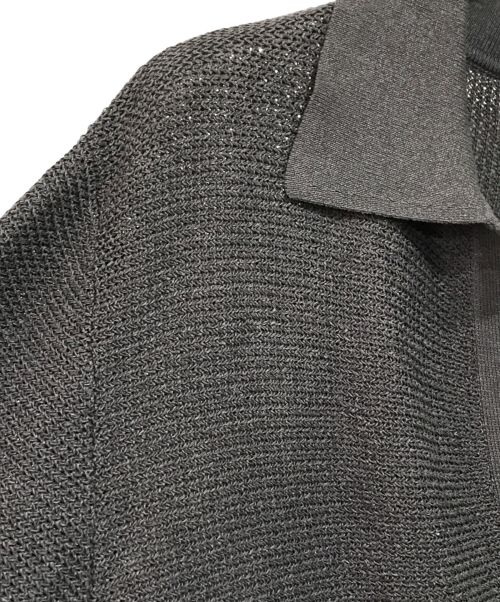 walenode（ウェルノード）walenode (ウェルノード) スキッパーネックニット グレー サイズ:1の古着・服飾アイテム