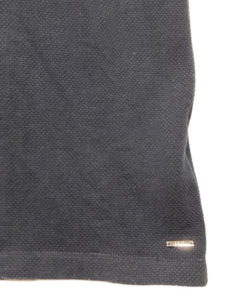 HUGO BOSS（ヒューゴ ボス）HUGO BOSS (ヒューゴ ボス) コットンシルクポロシャツ ネイビー サイズ:XLの古着・服飾アイテム