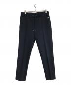 HUGO BOSSヒューゴ ボス）の古着「コットンシルクイージーパンツ」｜ネイビー