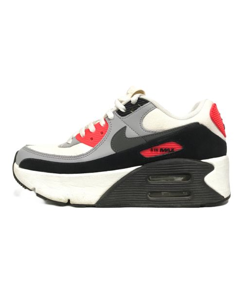 NIKE（ナイキ）NIKE (ナイキ) AIR MAX 90 LV8 ローカットスニーカー SUMMIT WHITE/SMOKE GREY-BLACK-WOLF GREY サイズ:23.5の古着・服飾アイテム