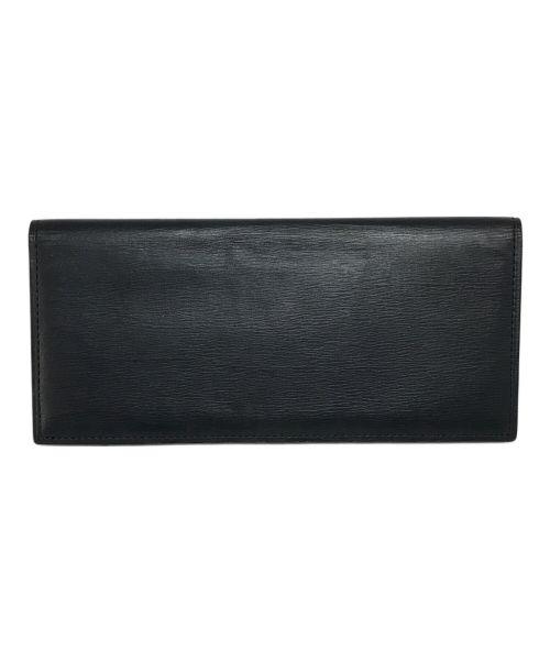 GANZO（ガンゾ）GANZO (ガンゾ) GANZO GLAZING CALF マチなし長財布 ネイビーの古着・服飾アイテム