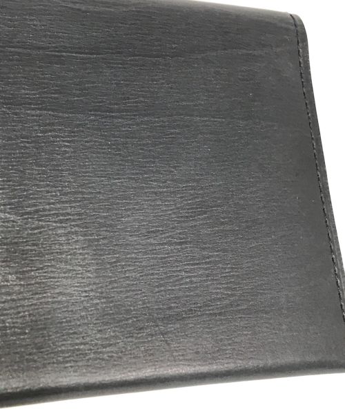 GANZO（ガンゾ）GANZO (ガンゾ) GANZO GLAZING CALF マチなし長財布 ネイビーの古着・服飾アイテム