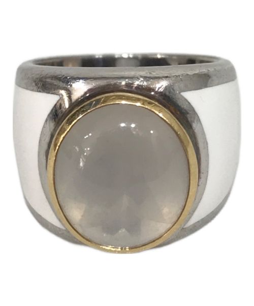 MAUBOUSSIN（モーブッサン）MAUBOUSSIN (モーブッサン) アン・マハラジャ・ア・パリ リング ホワイト サイズ:14号の古着・服飾アイテム