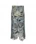 BALENCIAGA (バレンシアガ) 23SS SUPER DESTROYED BAGGY デニムパンツ ブルー サイズ:S：106000円