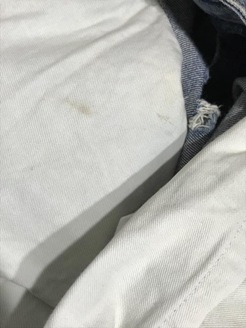 BALENCIAGA（バレンシアガ）BALENCIAGA (バレンシアガ) 23SS SUPER DESTROYED BAGGY デニムパンツ ブルー サイズ:Sの古着・服飾アイテム