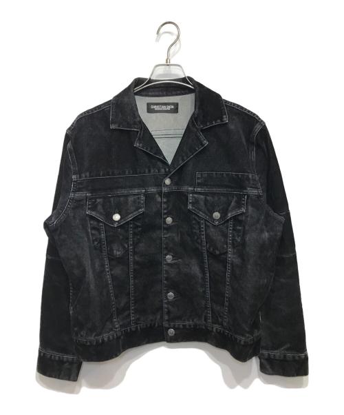 CHRISTIAN DADA（クリスチャンダダ）CHRISTIAN DADA (クリスチャンダダ) 加工デニムジャケット ブラック サイズ:46の古着・服飾アイテム