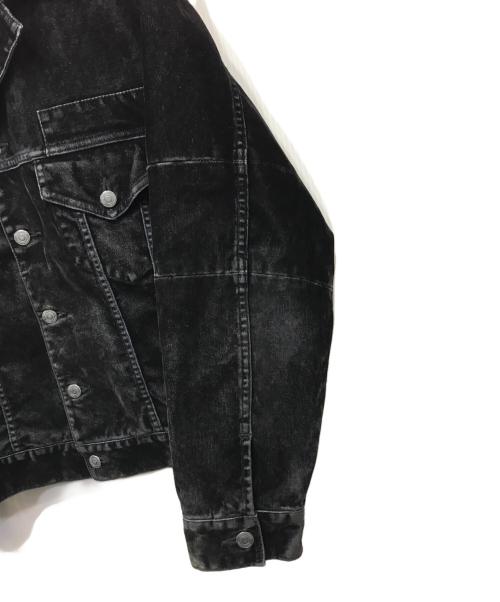 CHRISTIAN DADA（クリスチャンダダ）CHRISTIAN DADA (クリスチャンダダ) 加工デニムジャケット ブラック サイズ:46の古着・服飾アイテム