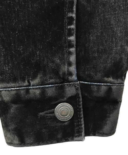 CHRISTIAN DADA（クリスチャンダダ）CHRISTIAN DADA (クリスチャンダダ) 加工デニムジャケット ブラック サイズ:46の古着・服飾アイテム