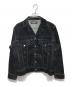 CHRISTIAN DADA（クリスチャンダダ）の古着「加工デニムジャケット」｜ブラック