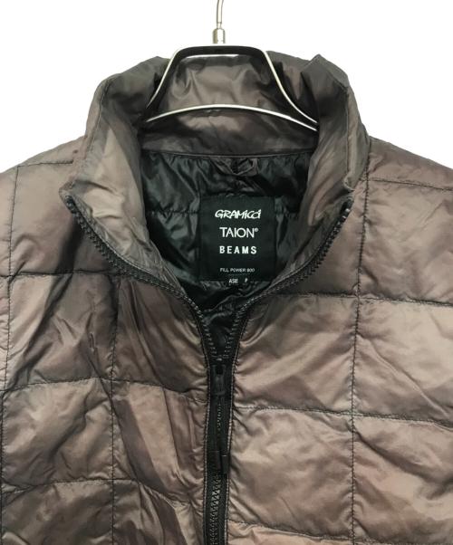 GRAMICCI（グラミチ）GRAMICCI (グラミチ) TAION (タイオン) ダウンベスト ブラウン サイズ:Sの古着・服飾アイテム