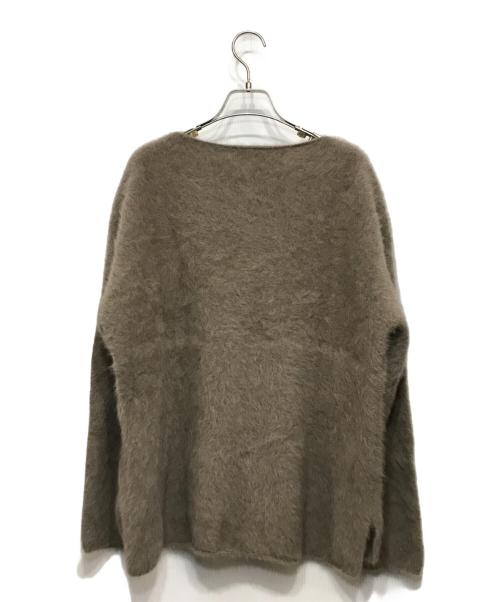 FRAMeWORK（フレームワーク）FRAMeWORK (フレームワーク) FOX/CASHMERE ボートネック プルオーバー ブラウン サイズ:FREEの古着・服飾アイテム