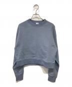 IENAイエナ）の古着「コットン裏毛クロップドプルオーバー」｜ブルー