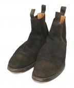 LOAKEローク）の古着「スエードサイドゴアブーツ」｜ブラウン