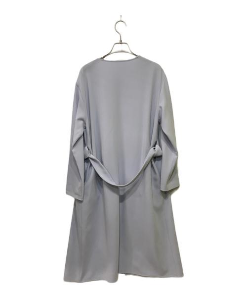 La boutique BonBon（ラブティックボンボン）La boutique BonBon (ラブティックボンボン) ノーカラーコート ブルー サイズ:FREEの古着・服飾アイテム