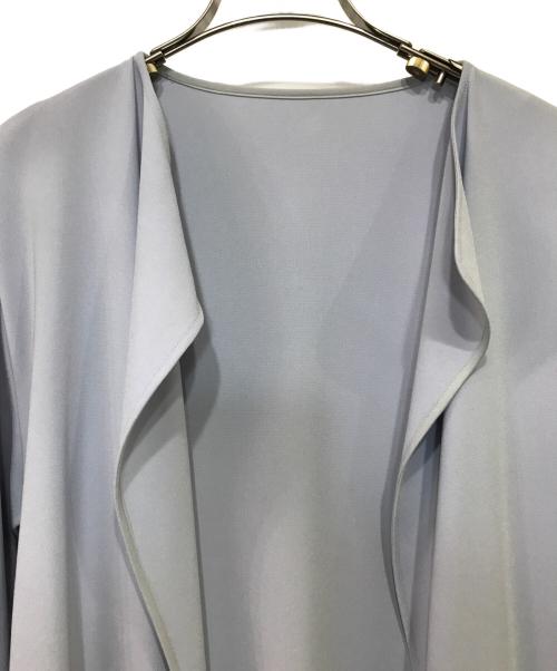La boutique BonBon（ラブティックボンボン）La boutique BonBon (ラブティックボンボン) ノーカラーコート ブルー サイズ:FREEの古着・服飾アイテム