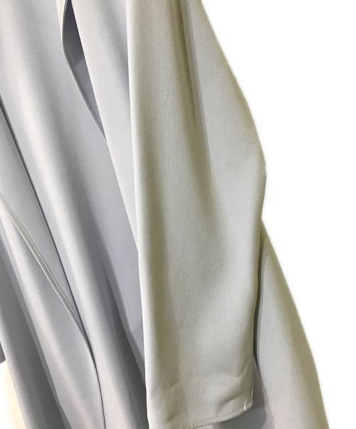 La boutique BonBon（ラブティックボンボン）La boutique BonBon (ラブティックボンボン) ノーカラーコート ブルー サイズ:FREEの古着・服飾アイテム