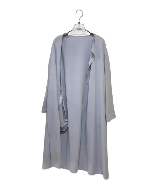 La boutique BonBon（ラブティックボンボン）La boutique BonBon (ラブティックボンボン) ノーカラーコート ブルー サイズ:FREEの古着・服飾アイテム