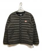 DANTONダントン）の古着「CREWNECK INNER DOWN JACKET」｜グレー