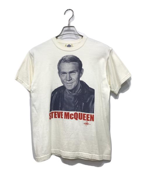 TOYS MCCOY（トイズマッコイ）TOYS MCCOY (トイズマッコイ) スティーブ・マックィーンS/S Tシャツ ベージュ サイズ:Mの古着・服飾アイテム